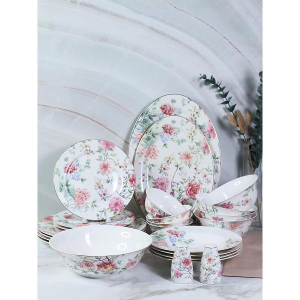 Изображение товара Столовый сервиз Balsford ЭММА 25 предметов красный/ золотистый