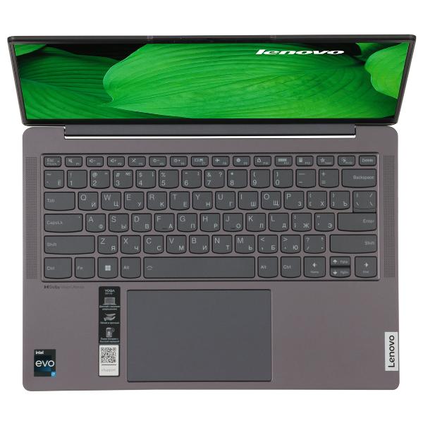 Изображение товара Ноутбук Lenovo Yoga Slim 6/14"/Core i7 13700H/16/512/Win/Grey (83E0003ERK)