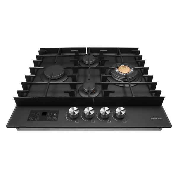 Изображение товара Встраиваемая газовая панель независимая Hiberg VM 6245 B