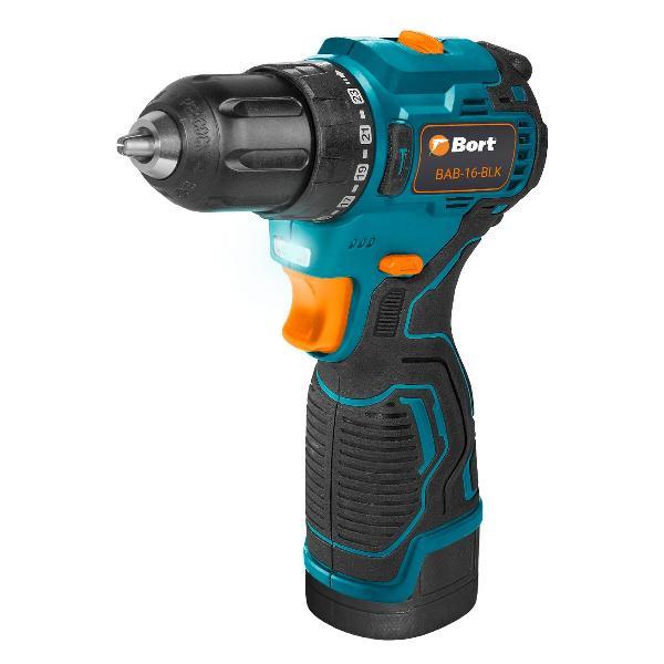 Изображение товара Шуруповерт аккумуляторный Bort BAB-16-BLK