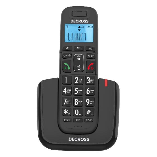 Изображение товара Телефон DECT DECROSS DC1013 Черный