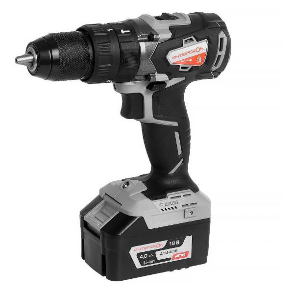 Изображение товара Шуруповерт аккумуляторный ИНТЕРСКОЛ ДАУ-13/18В без АКБ и ЗУ