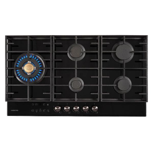 Изображение товара Встраиваемая газовая панель независимая Hiberg VM 9155 B