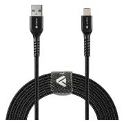 Изображение товара Кабель LYAMBDA Lightning - USB A 2.5 м LAL25-BK черный