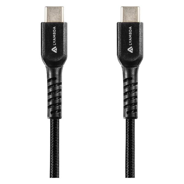 Изображение товара Кабель USB Type-C LYAMBDA LCC10 черный