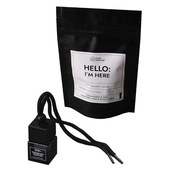 Изображение товара Автомобильный ароматизатор Dad's material Cedarwood Blanc, Cashmere Musk & Black Coral