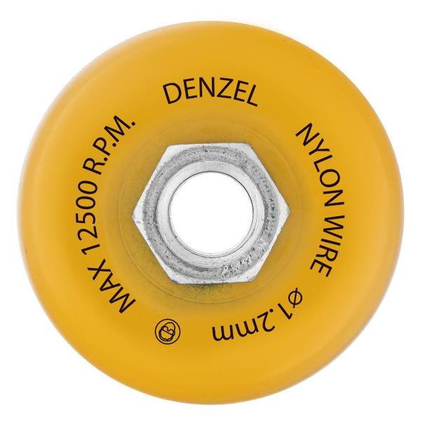 Изображение товара Щетка для УШМ Denzel чашка, 75 мм желтая