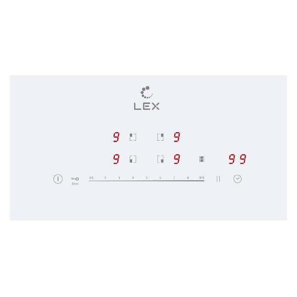 Изображение товара Встраиваемая индукционная панель независимая LEX EVI 641A WH белая