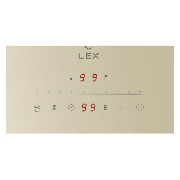Изображение товара Встраиваемая индукционная панель независимая LEX EVI 321A IV бежевая