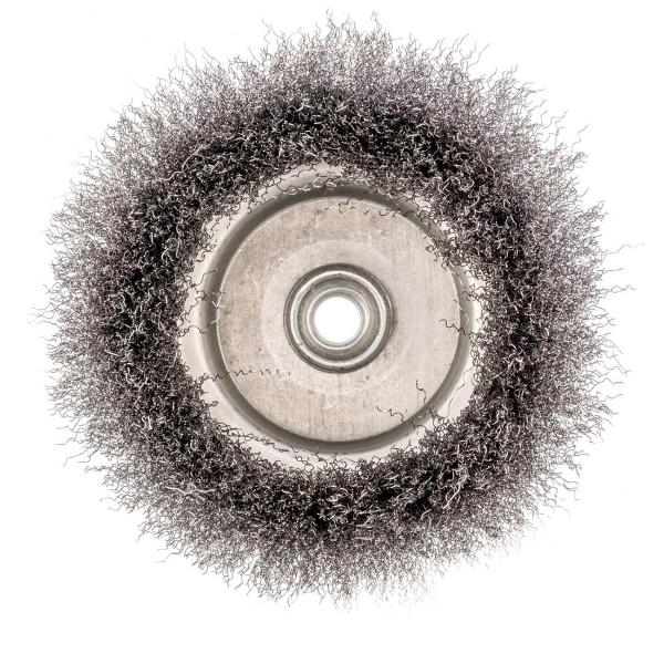 Изображение товара Щетка для УШМ Сибртех чашка, 150 мм зеленая