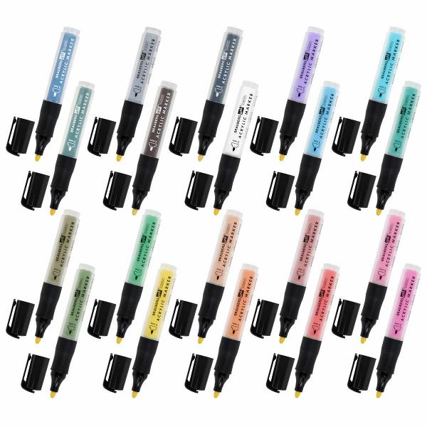 Изображение товара Маркеры Brauberg акриловые 20 цветов линия 2мм