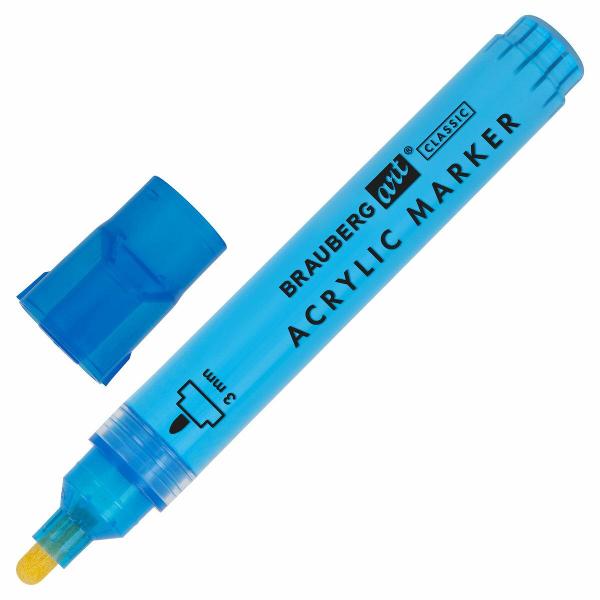Изображение товара Маркеры Brauberg акриловые 20 цветов линия 3мм