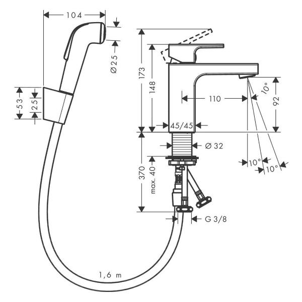 Изображение товара Смеситель Hansgrohe 71216000