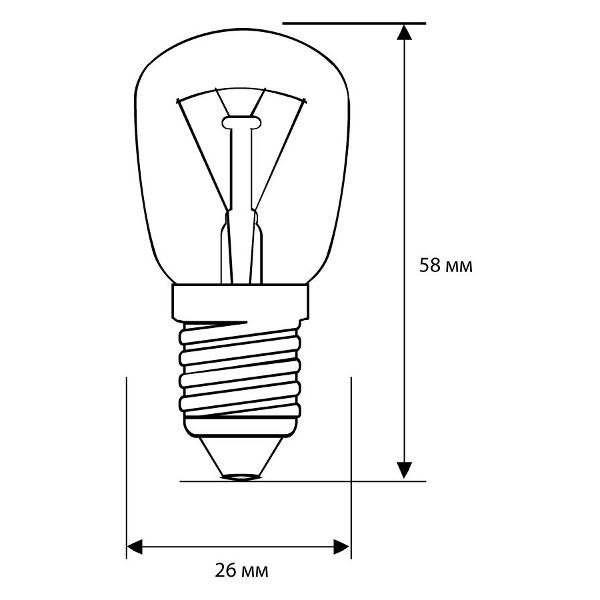 Изображение товара Лампа Camelion 25/P/CL/E14 (10 шт.)