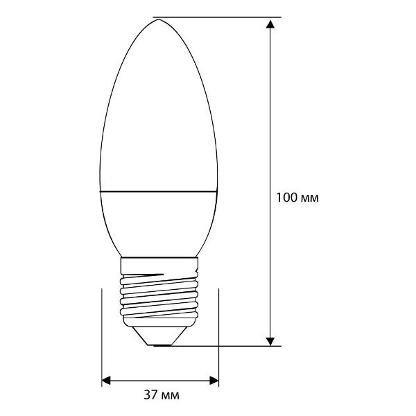 Изображение товара Лампа Camelion LED7-C35/845/E27 (10 шт.)