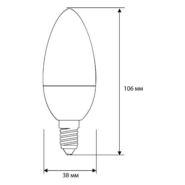 Изображение товара Лампа Camelion LED8-C35/845/E14 (10 шт.)
