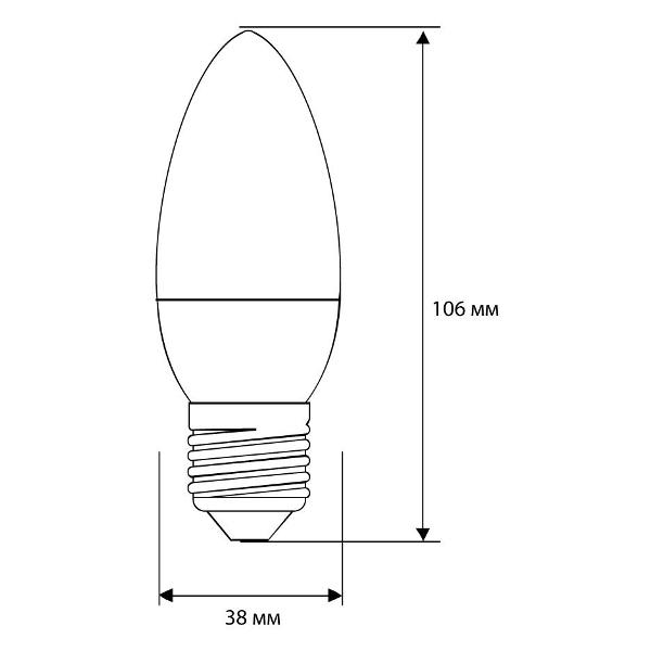 Изображение товара Лампа Camelion LED8-C35/845/E27 (10 шт.)