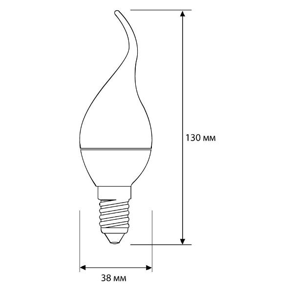 Изображение товара Лампа Camelion LED8-CW35/865/E14 (10 шт.)