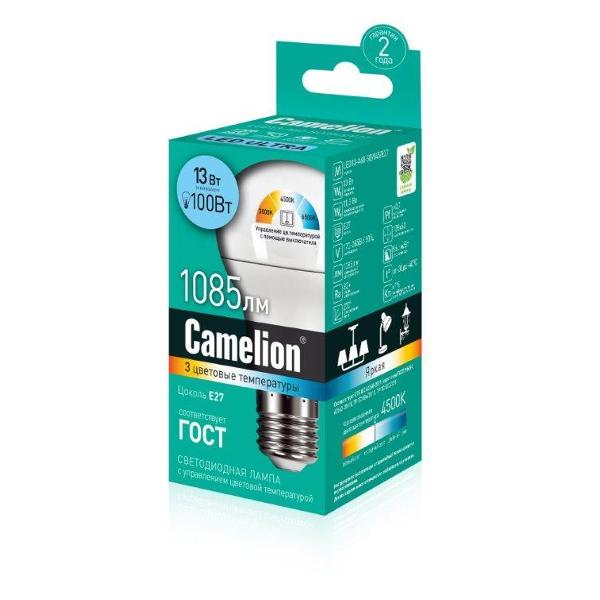 Изображение товара Лампа Camelion LED13-A60/SD/845/E27 (10 шт.)