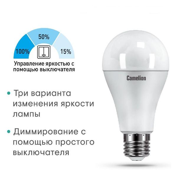Изображение товара Лампа Camelion LED13-A60/SDB/E27 (10 шт.)