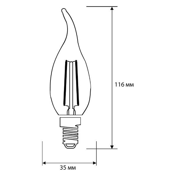 Изображение товара Лампа Camelion LED12-CW35-FL/830/E14 (10 шт.)
