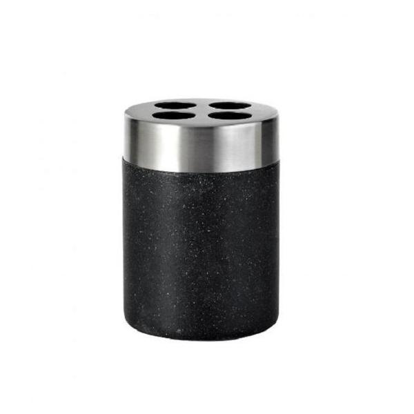 Изображение товара Стаканчик для зубных щеток RIDDER Stone черный (22010210)