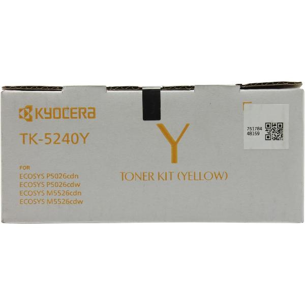 Изображение товара Картридж для лазерного принтера Kyocera TK-5240Y
