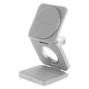 Изображение товара Беспроводное зарядное устройство uBear Balance 3 в 1 с поддержкой MagSafe (WL09SL31-ADM)