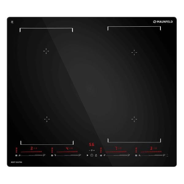 Изображение товара Встраиваемая индукционная панель независимая Maunfeld CVI604SBEXBK Inverter