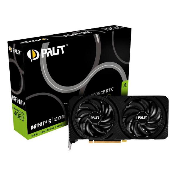 Видеокарта Palit NVIDIA GeForce RTX4060 INFINITY 2 GDDR6 128bit 3x