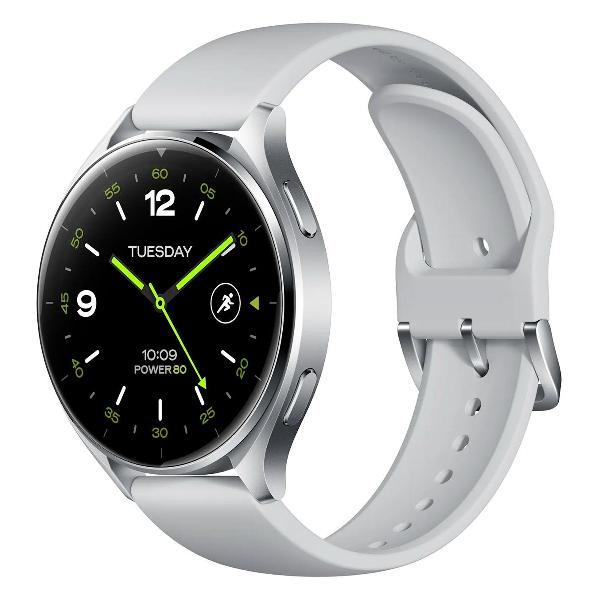 Смарт-часы Xiaomi Watch 2 Sliver Case With Gray TPU Strap (BHR8034G