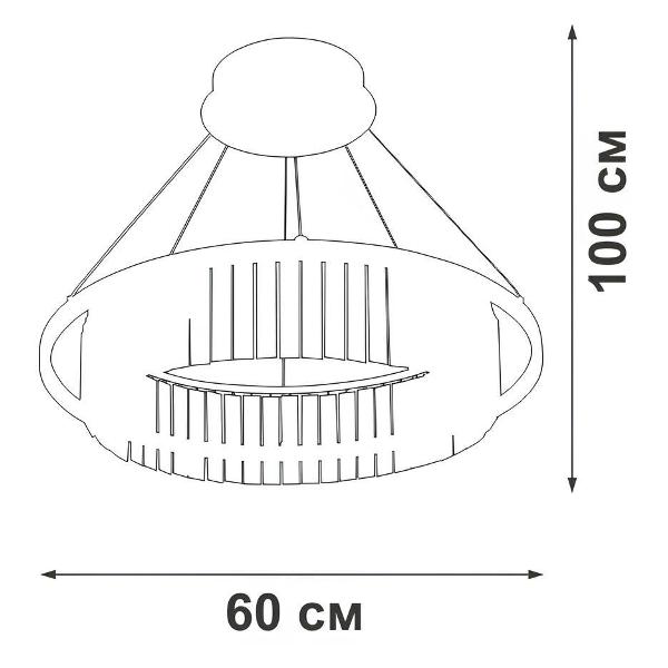 Изображение товара Люстра Vitaluce V5401-1/1S Black