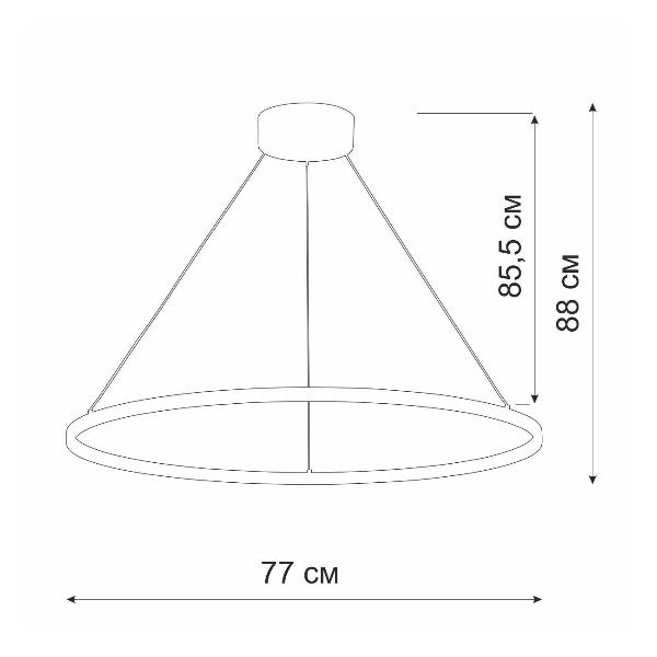 Изображение товара Люстра Vitaluce V4601/1S
