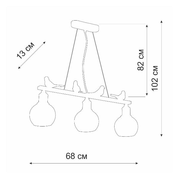 Изображение товара Люстра Vitaluce V1797-0/3S