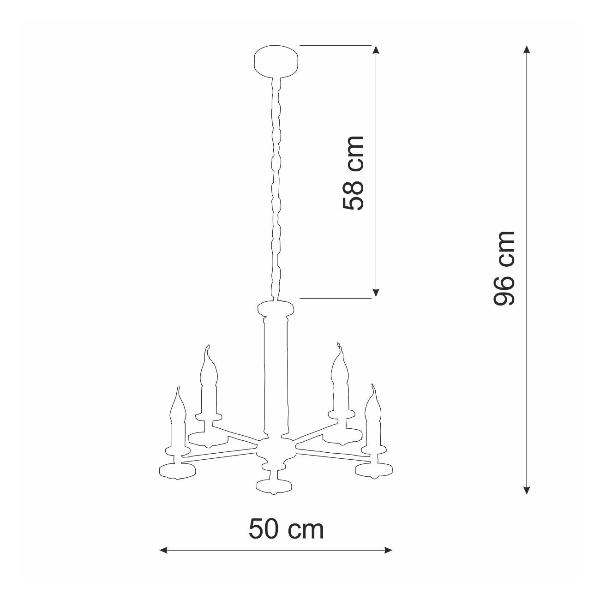 Изображение товара Люстра Vitaluce V4766-1/5