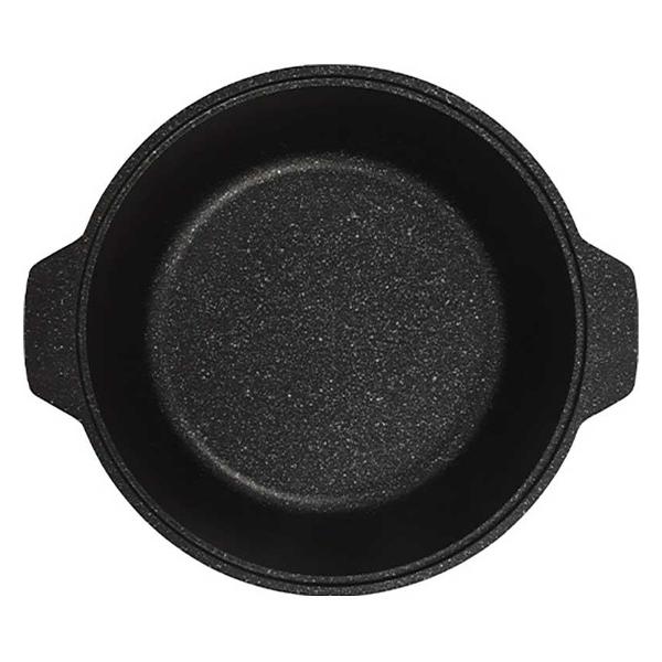 Изображение товара Кастрюля Kukmara 4 л со стеклянной крышкой (темный мрамор) жмт42а