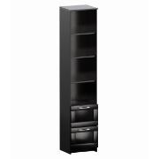 Изображение товара Стеллаж Гуд Лакк Сириус 39х190 см дуб венге