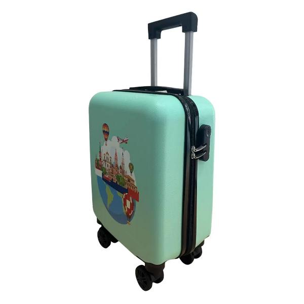 Изображение товара Чемодан Lats 16" Москва бирюзовый (арт. 676)