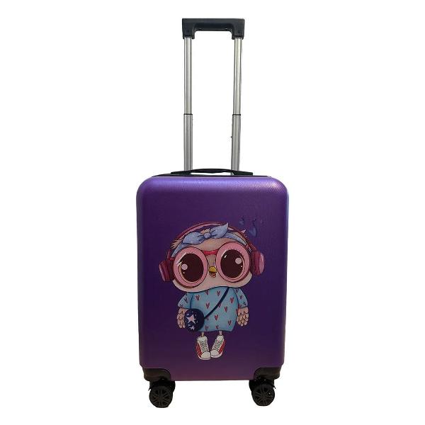 Изображение товара Чемодан Lats 20" Сова фиолетовый (арт. 684)