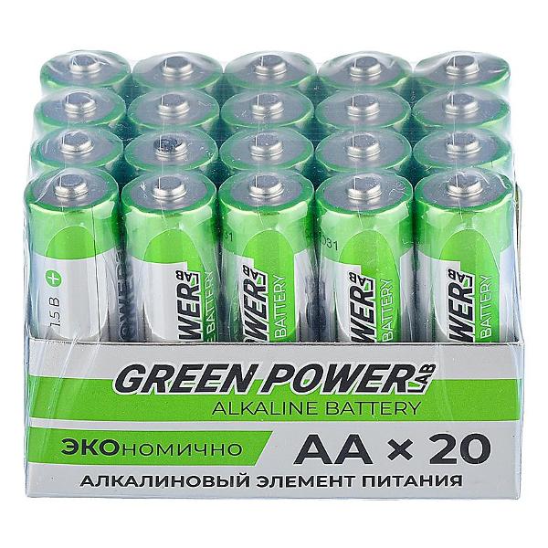 Изображение товара Батарейка алкалиновая (щелочная) POWERLAB LR6 AA BOX20 Alkaline 1.5V