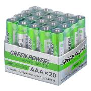 Изображение товара Батарейка алкалиновая (щелочная) POWERLAB LR03 AAA BOX20 Alkaline 1.5V