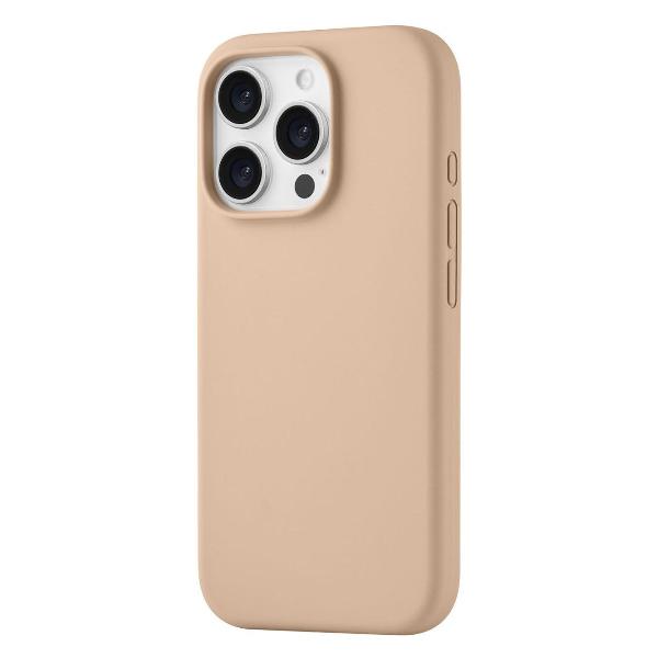 Изображение товара Чехол uBear Touch Mag Case iPhone 2024 63" Proсиликонсофт-тач латте