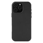 Изображение товара Чехол uBear для iPhone 16 Pro Max, нат кожа, черный