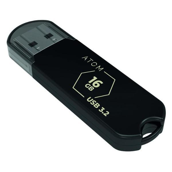 Изображение товара Флеш-диск Atom 16GB USB3.1 AUSB3H2BK/16GB