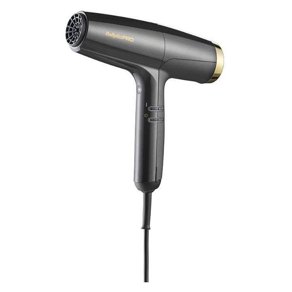 Фен BaByliss Pro Falco BAB8550E Grey/Gold