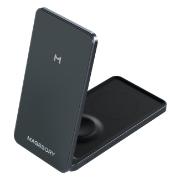 Изображение товара Беспроводное зарядное устройство Magssory Flip 3 в 1 для Apple с магнитами совместимое с MagSafe (WCH014) антрацит