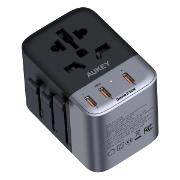 Изображение товара Сетевое зарядное устройство Aukey Universal 35W (PA-TA07A) Gray