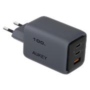 Изображение товара Сетевое зарядное устройство Aukey Comet Mix 100W (PA-C5) Gray