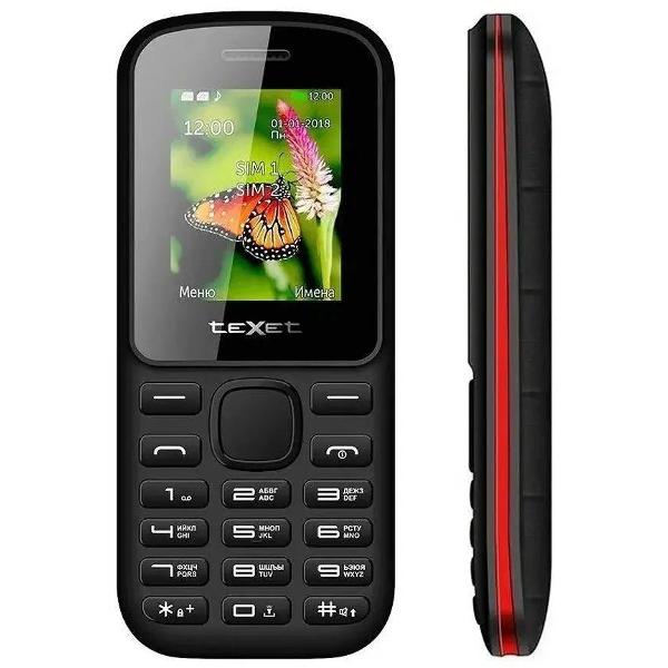Изображение товара Мобильный телефон teXet TM-130 черный