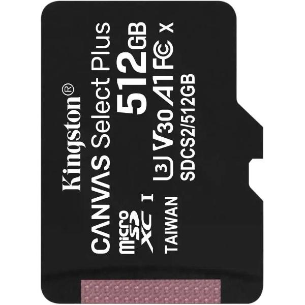 Изображение товара Карта памяти Kingston Canvas Select Plus 512GB